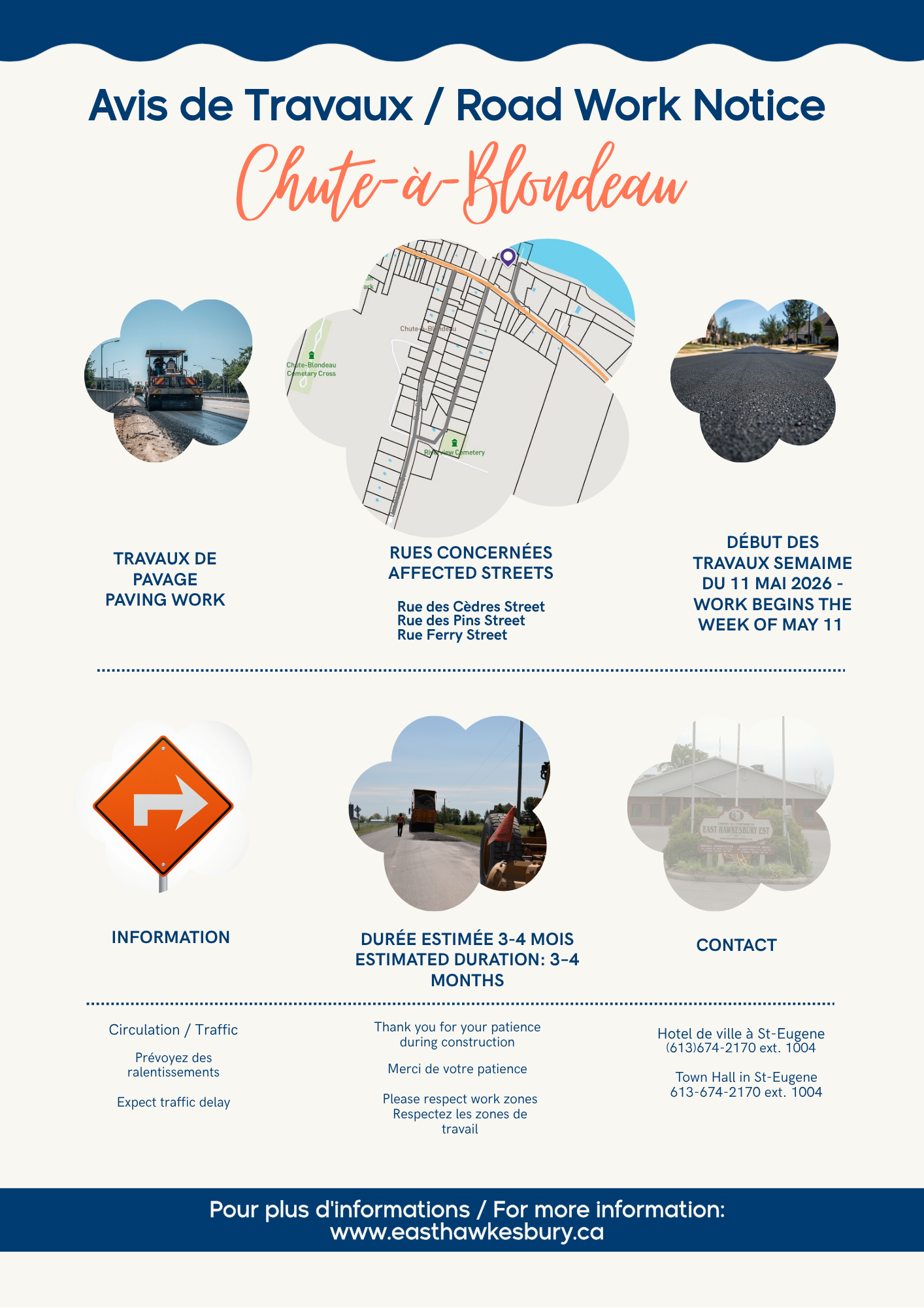 Road Work Notice
