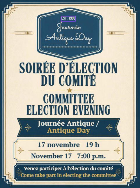 Election of the Antique Day Committee
